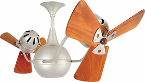 Vent-Bettina 42"Ceiling Fan Brushed Nickel quiet small fans for desk or nightstand