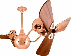 Vent-Bettina 42"Ceiling Fan Polished Copper quiet small fans for desk or nightstand