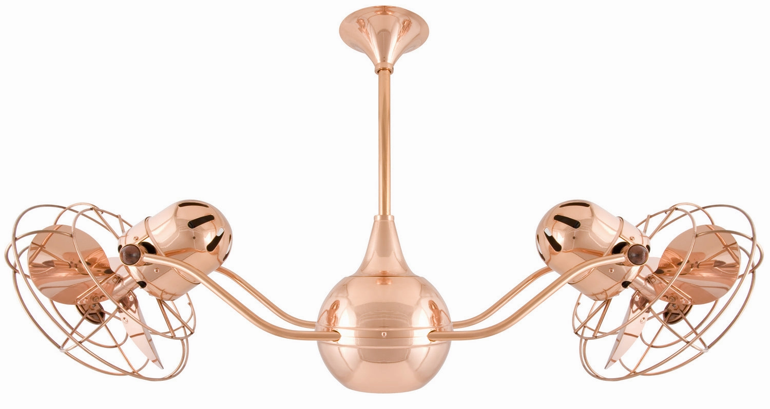 Vent-Bettina 42"Ceiling Fan Polished Copper quiet small fans for desk or nightstand