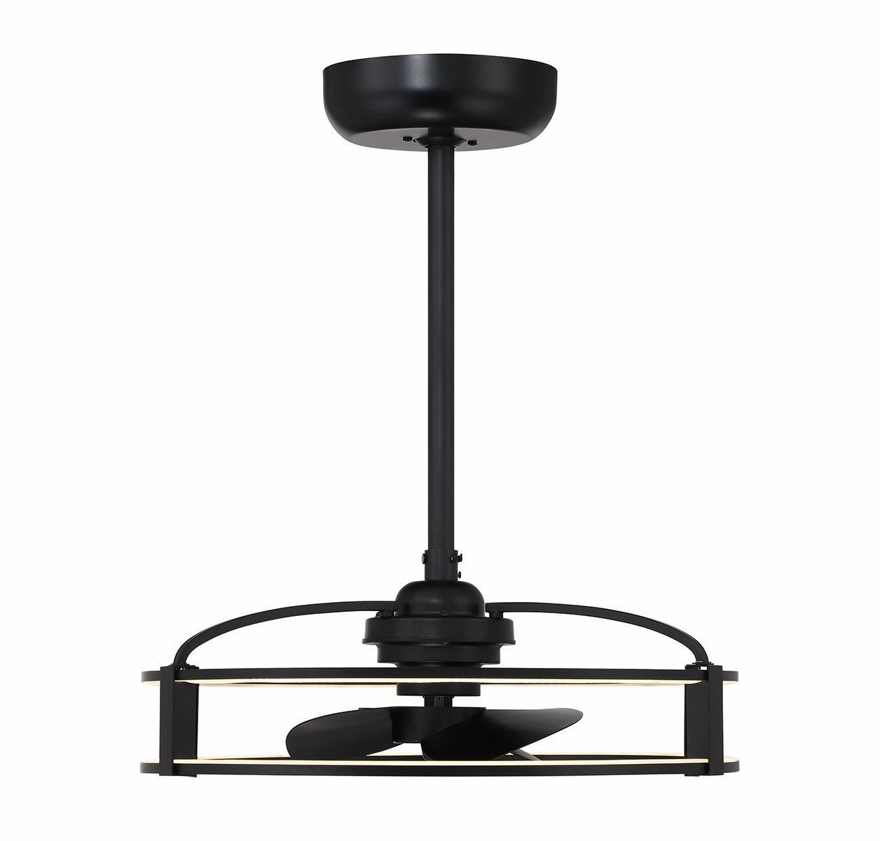 Vesta LED Fan D'Lier Matte Black portable electric fans for dorm rooms