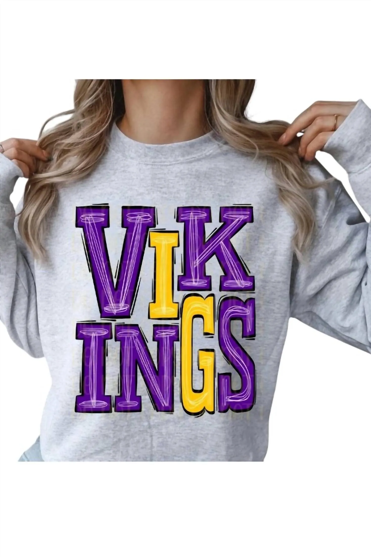 Viking Sweatshirt In White