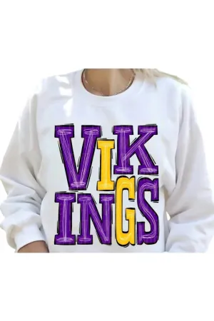 Viking Sweatshirt In White