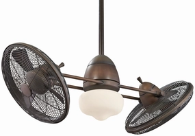 Vintage Gryo Led 42"Performance Fan Restoration Bronze durable fans for long-lasting performance