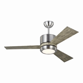 Vision 42"Ceiling Fan Brushed Steel best small fans for home and travel