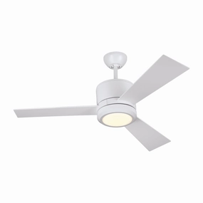 Vision 42"Ceiling Fan Matte White oscillating electric fans for full room circulation