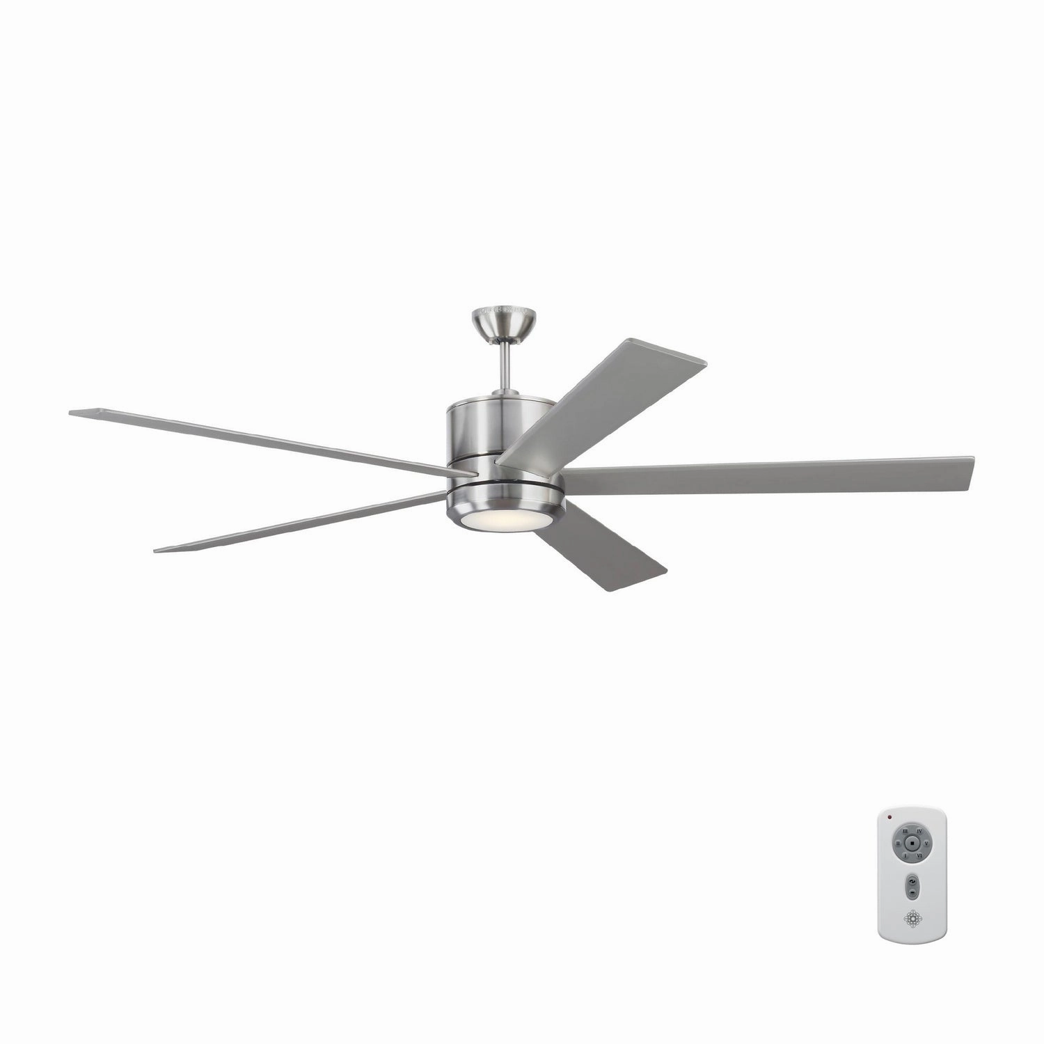 Vision 72" Ceiling Fan Brushed Steel