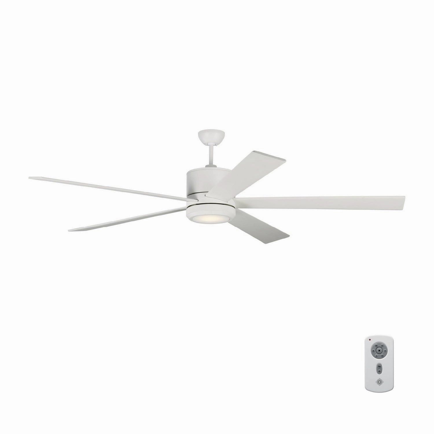 Vision 72" Ceiling Fan Matte White