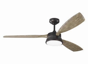 Visual Comfort Fan Destin 57" CCT DC Indoor/Outdoor Ceiling Fan with 57W Dimmable LED Light and Remote Control outdoor fans store with multiple collections