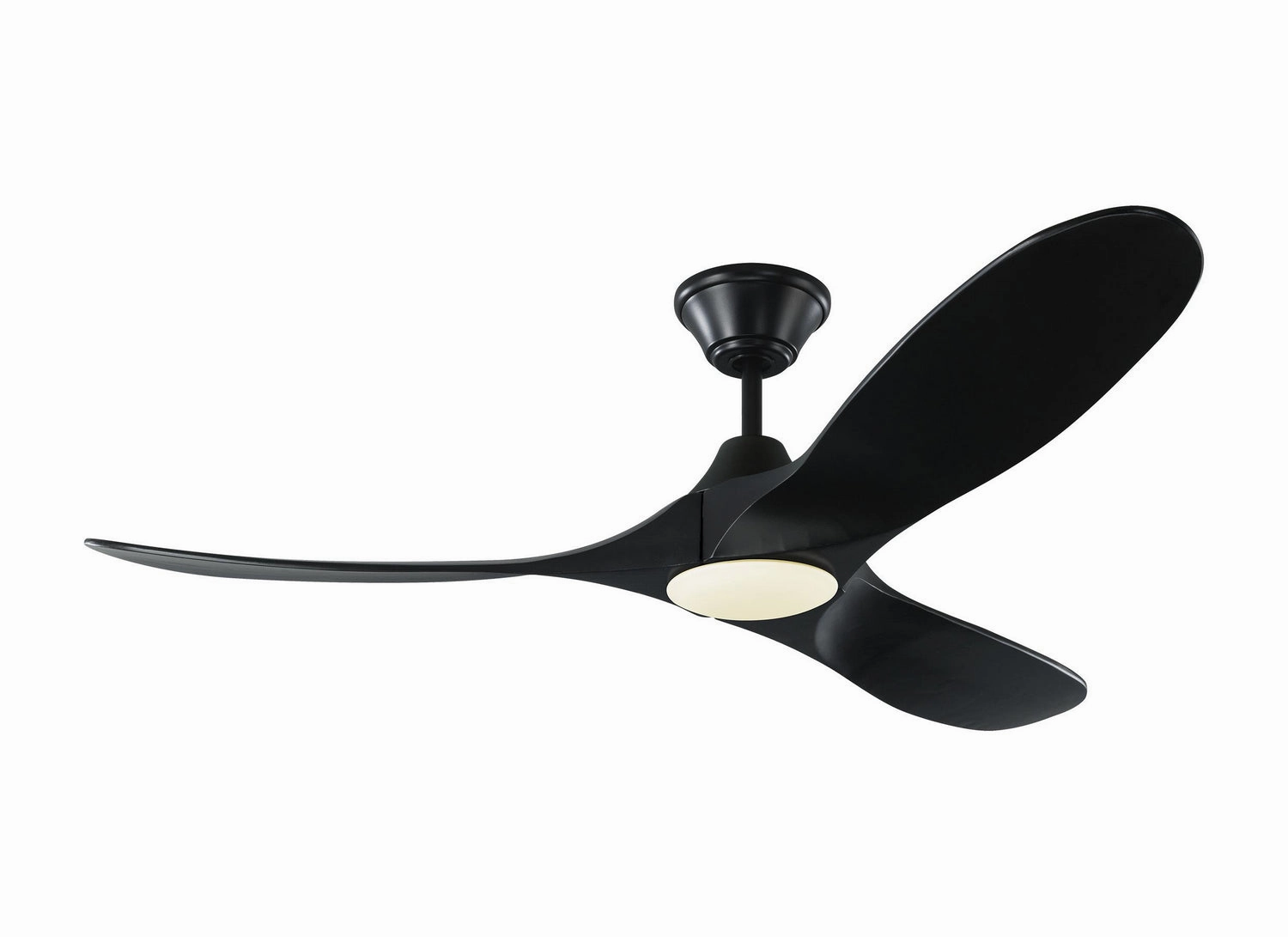 Visual Comfort Fan Maverick DC Indoor/Outdoor Ceiling Fan with Dimmable LED light and 6 Speed Remote Control