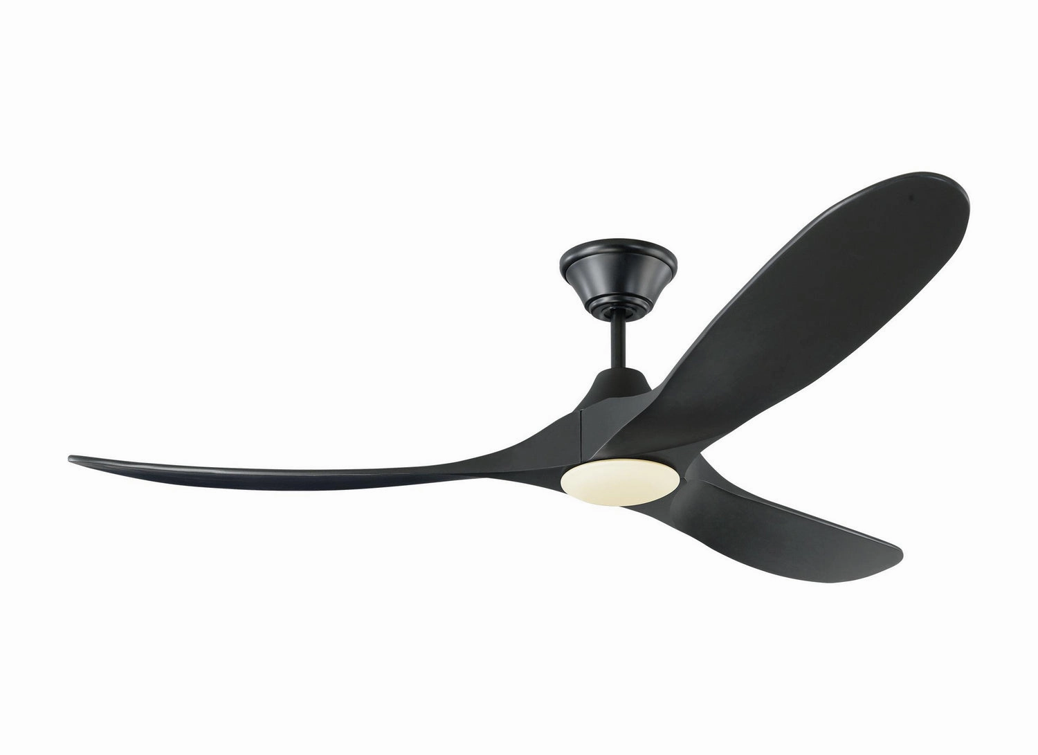 Visual Comfort Fan Maverick DC Indoor/Outdoor Ceiling Fan with Dimmable LED light and 6 Speed Remote Control