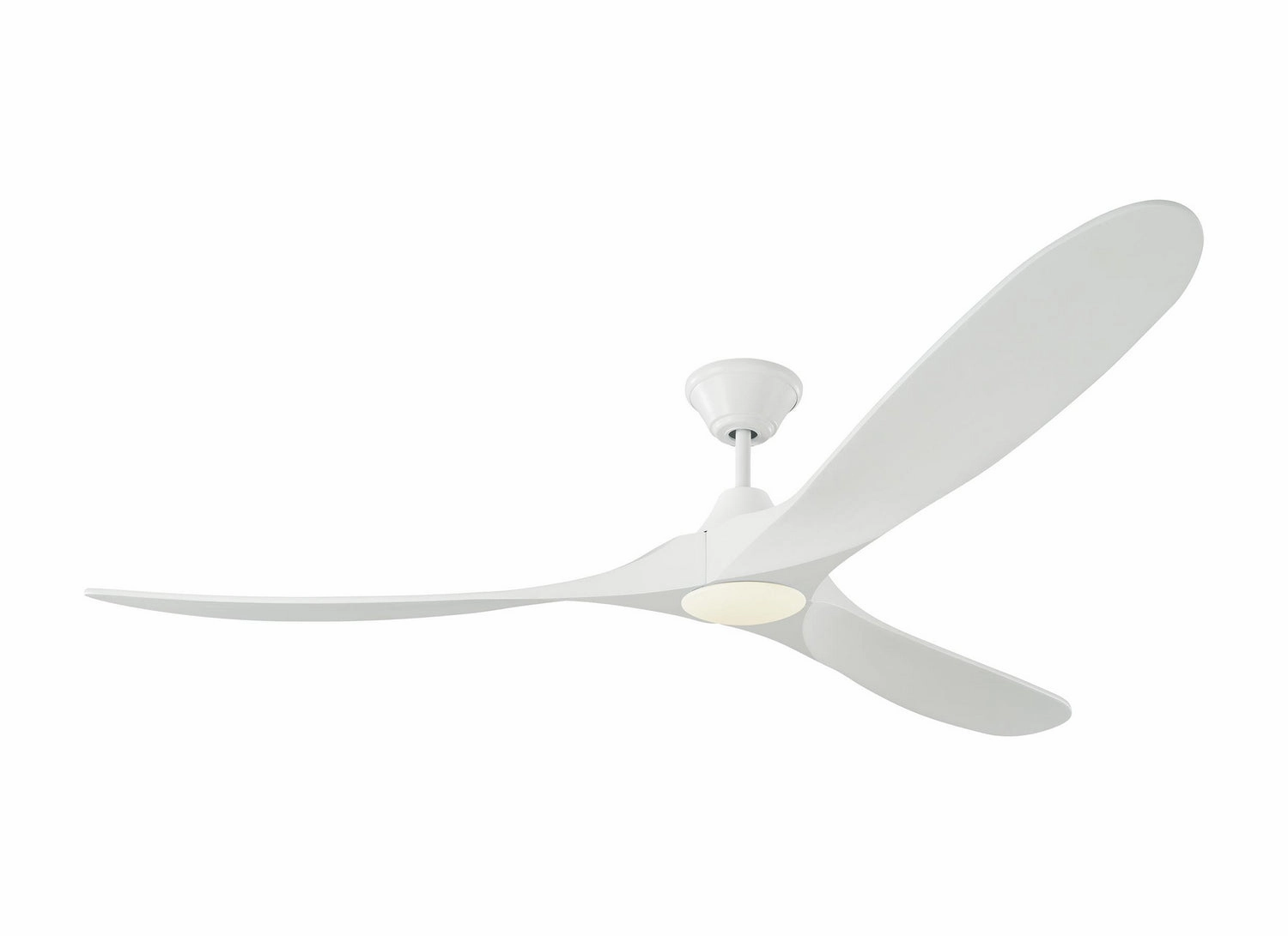 Visual Comfort Fan Maverick DC Indoor/Outdoor Ceiling Fan with Dimmable LED light and 6 Speed Remote Control