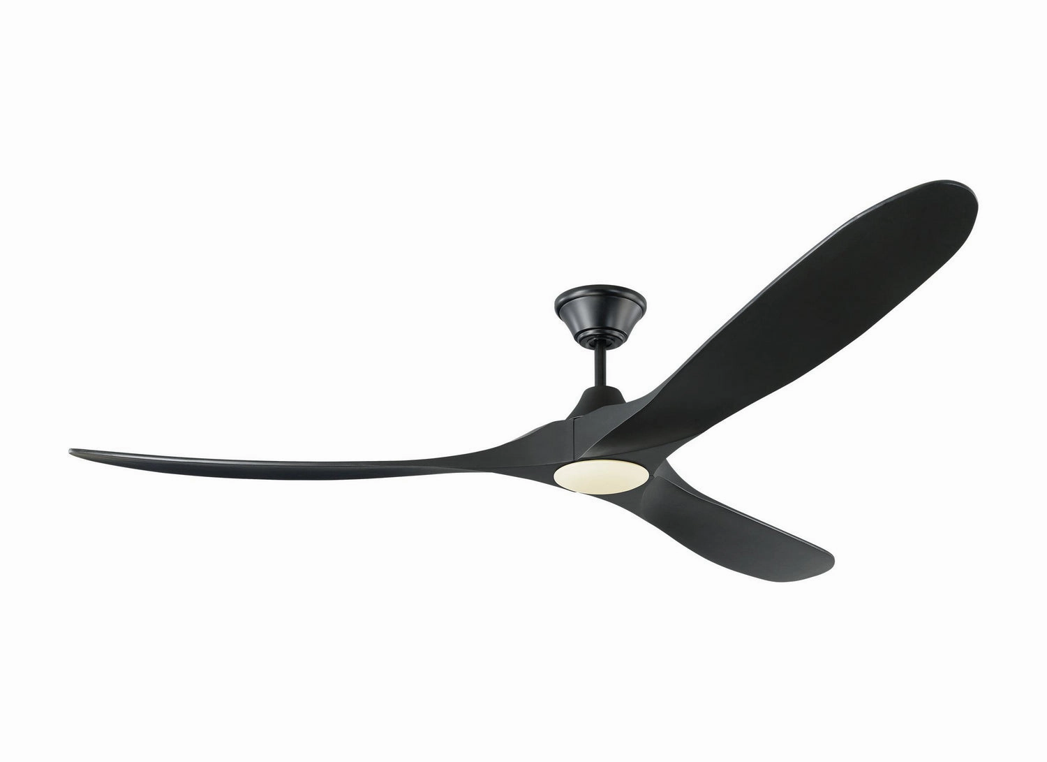 Visual Comfort Fan Maverick DC Indoor/Outdoor Ceiling Fan with Dimmable LED light and 6 Speed Remote Control