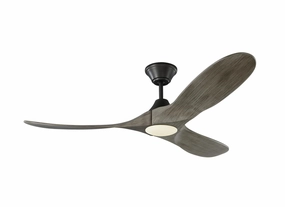Visual Comfort Fan Maverick DC Indoor/Outdoor Ceiling Fan with Dimmable LED light and 6 Speed Remote Control outdoor fans store with multiple collections