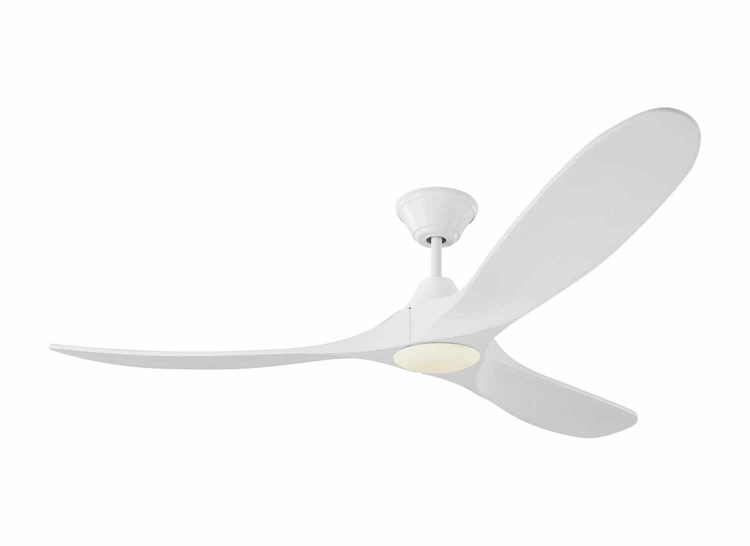 Visual Comfort Fan Maverick DC Indoor/Outdoor Ceiling Fan with Dimmable LED light and 6 Speed Remote Control