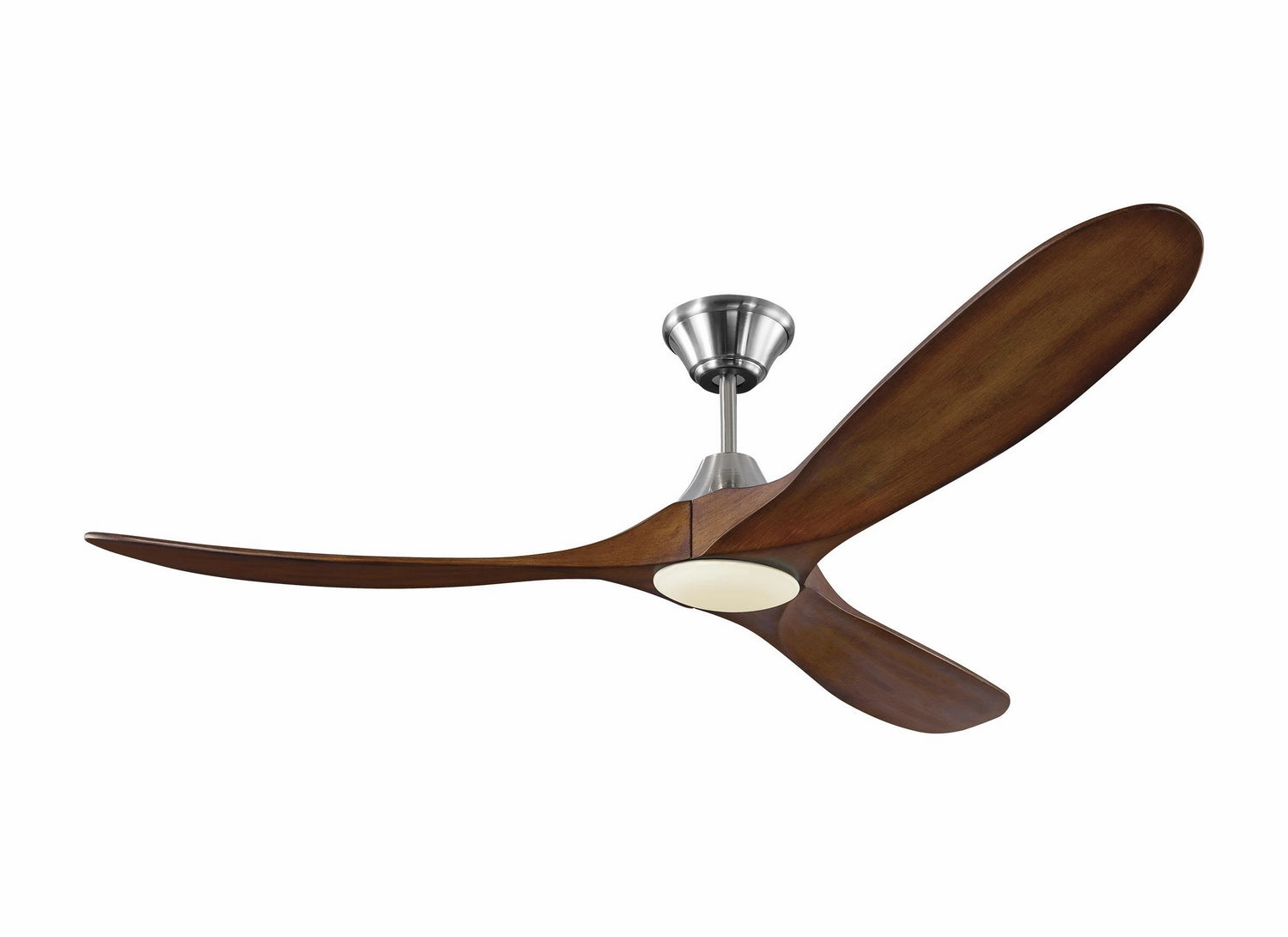Visual Comfort Fan Maverick DC Indoor/Outdoor Ceiling Fan with Dimmable LED light and 6 Speed Remote Control