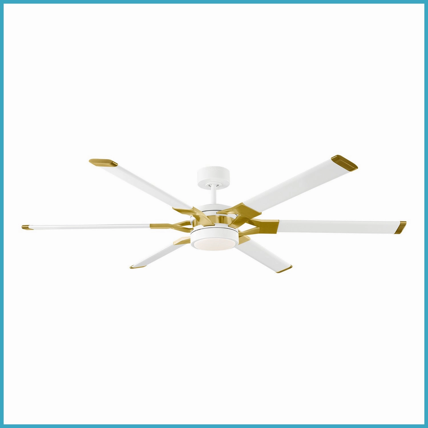 Visual Comfort Loft Indoor/Outdoor DC Ceiling Fan with 20W LED and Remote