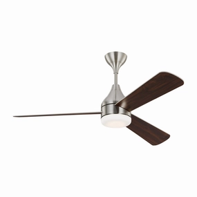 Visual Comfort Streaming Smart Indoor/Outdoor DC Ceiling Fan with 20W LED and Remote outdoor fans store with multiple collections