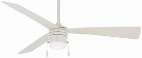 Vital 44"Ceiling Fan Flat White compact small fans for bedrooms