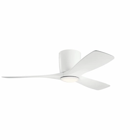 Volos 48"Ceiling Fan Matte White small electric fans for personal cooling