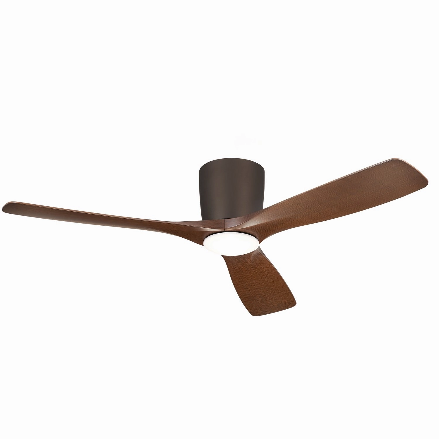 Volos 54"Ceiling Fan Satin Natural Bronze compact medium fans for desks and counters