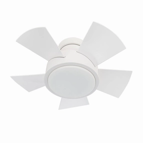 Vox 26"Ceiling Fan Matte White lightweight fans for moving around easily