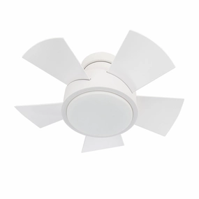 Vox 26"Ceiling Fan Matte White oscillating electric fans for full room circulation