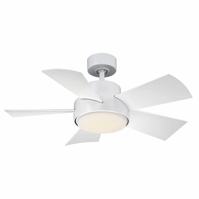 Vox 38"Ceiling Fan Matte White best small fans for home and travel