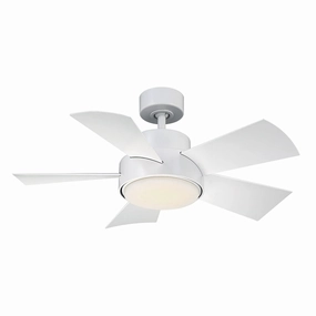 Vox 38"Ceiling Fan Matte White best small fans for home and travel