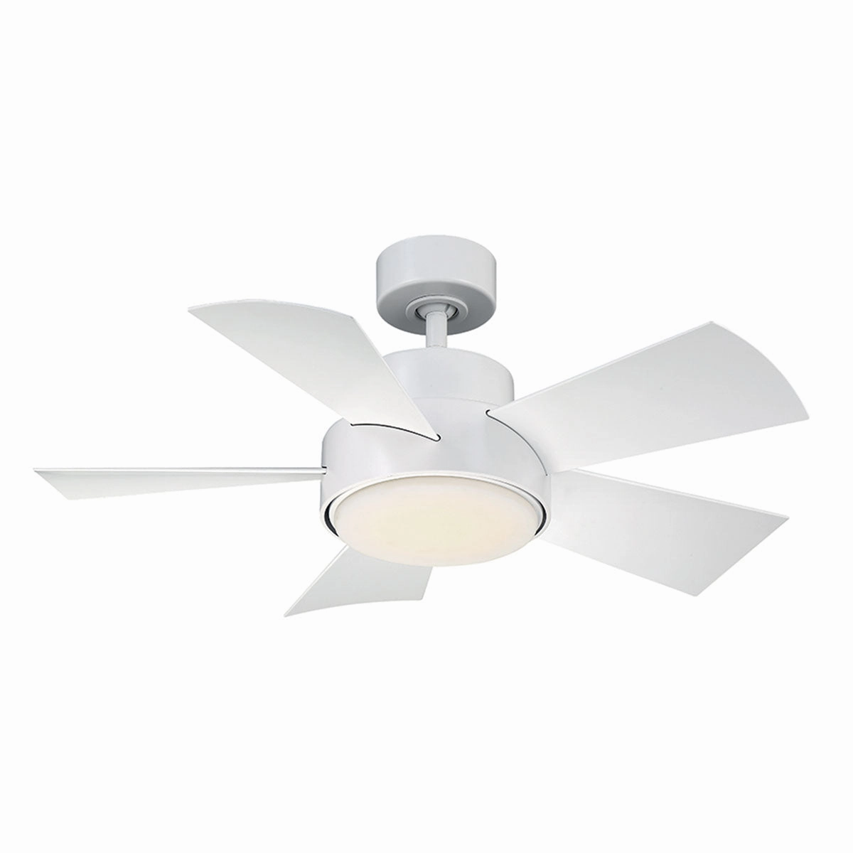 Vox 38"Ceiling Fan Matte White outdoor exterior fans for patio cooling
