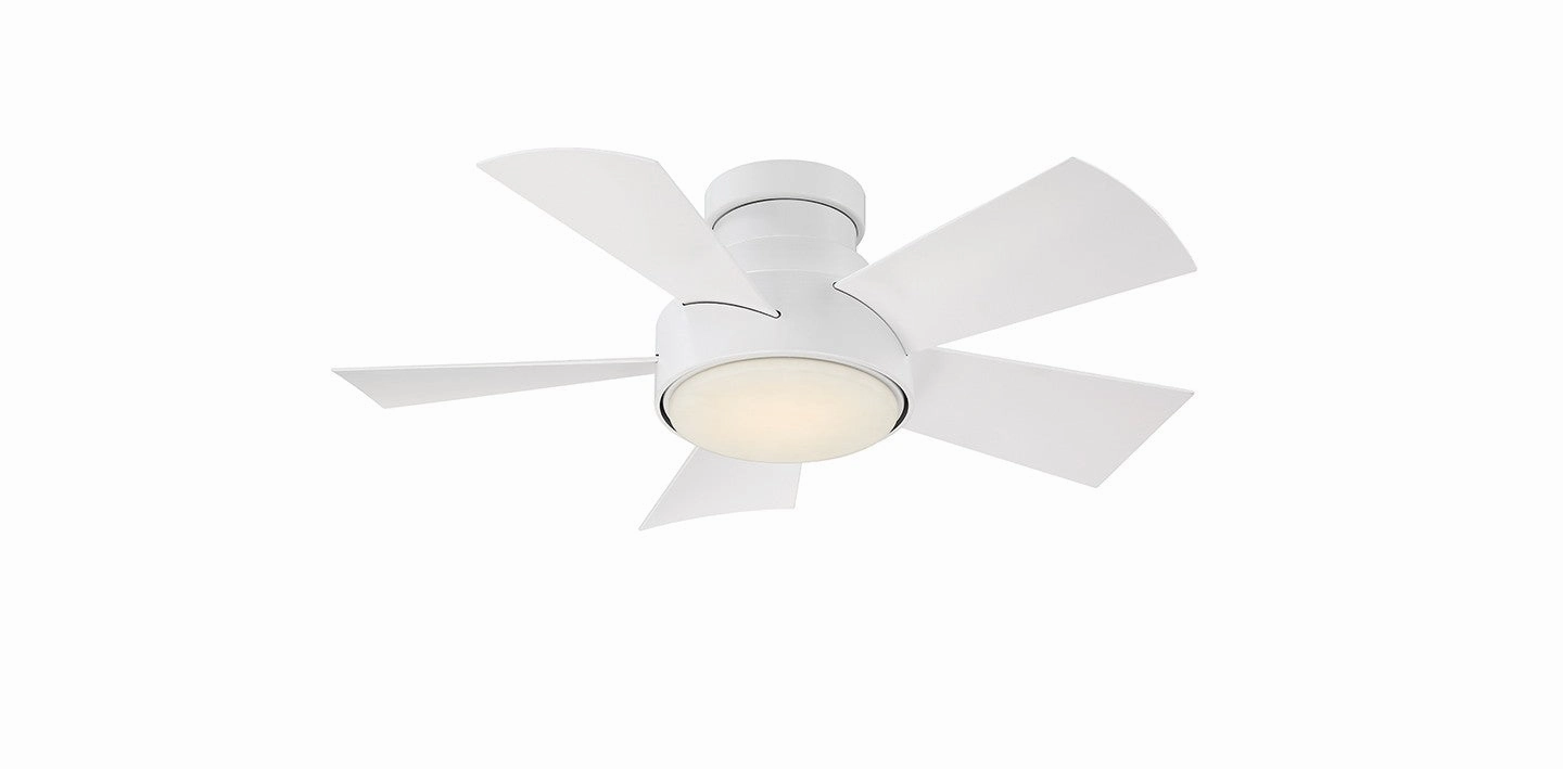 Vox 38"Ceiling Fan Matte White weatherproof fans for outdoor environments