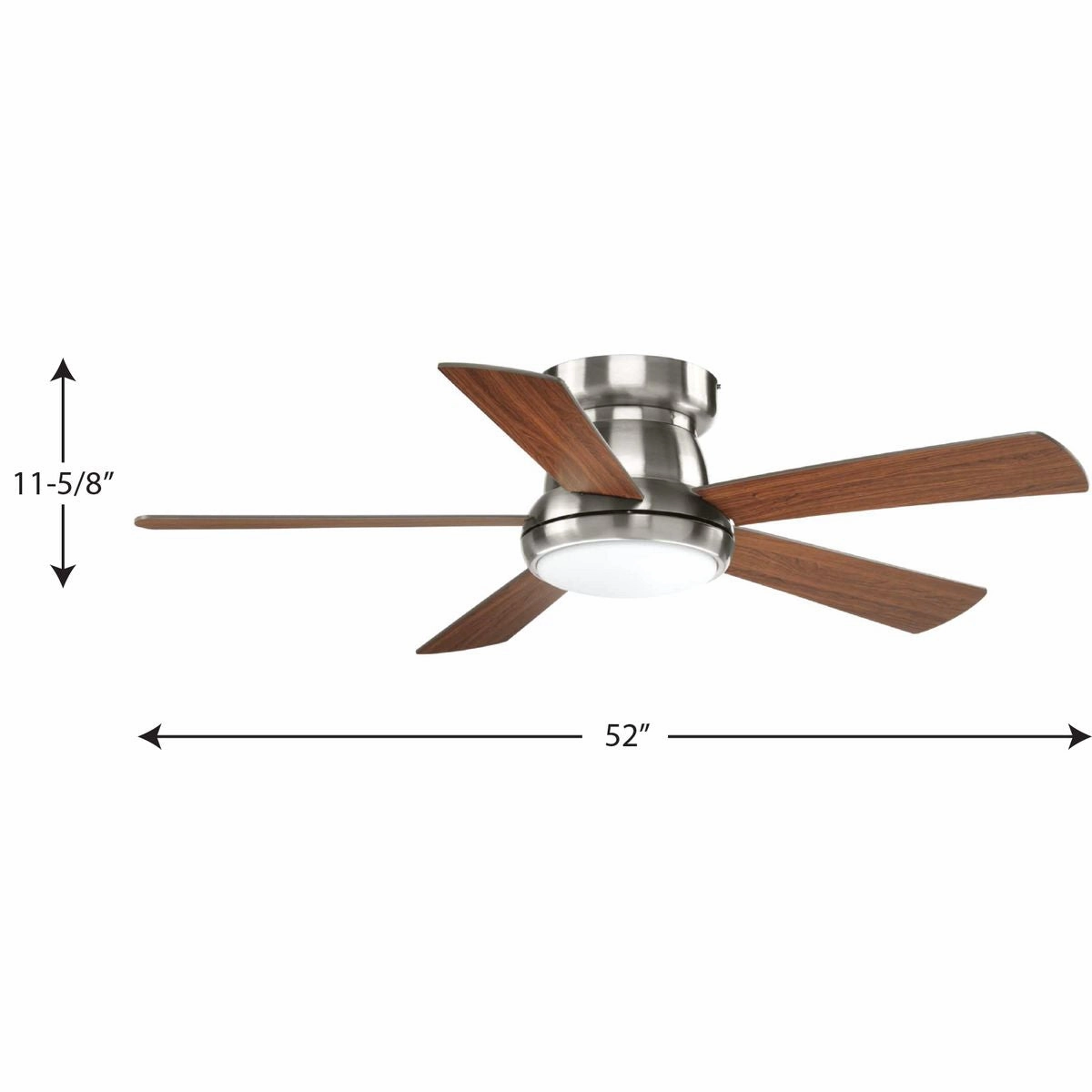 Vox 52"Ceiling Fan Brushed Nickel
