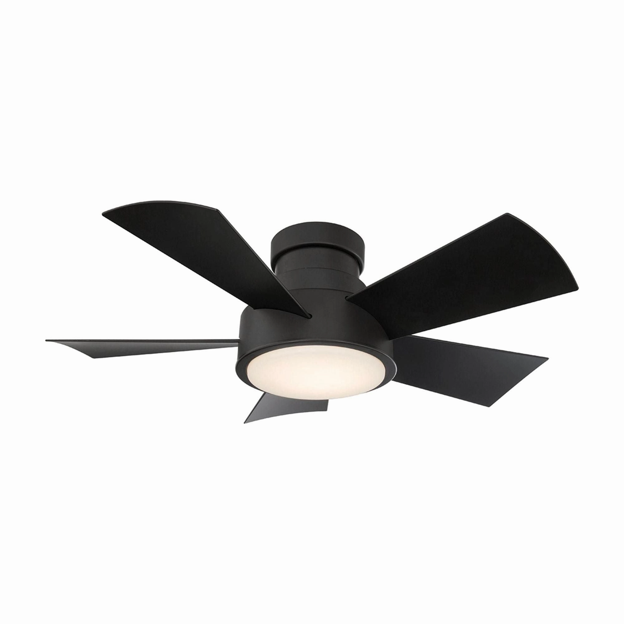 Vox Indoor/Outdoor 5-Blade 38" Smart Flush Mount Ceiling Fan with LED Light Kit and Remote Control