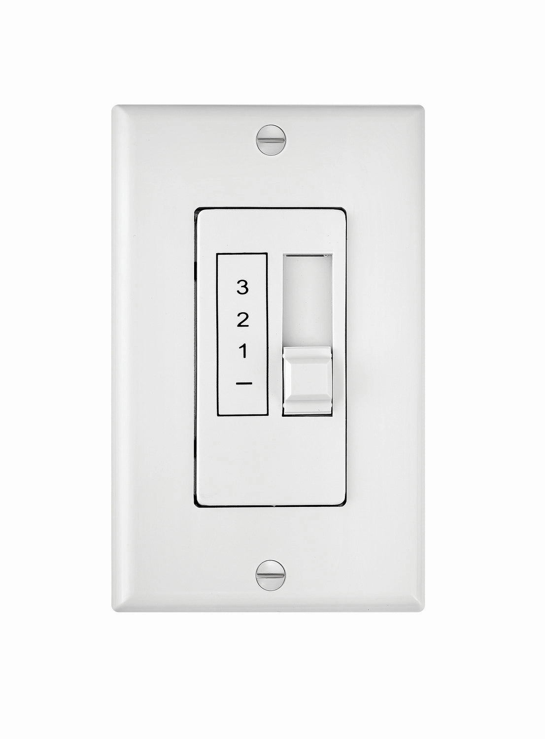 Wall Control 3 Spd Slide 5 AMP Wall Contol White energy-efficient fans for everyday cooling