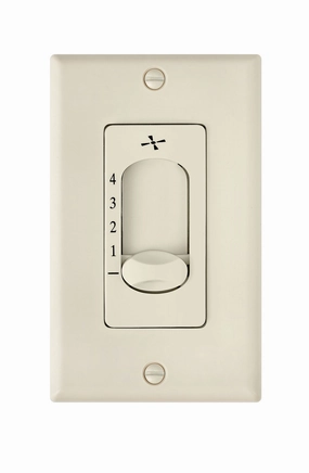 wall Control 4 Spd Slide Wall Contol Almond high-speed electric fans for better airflow