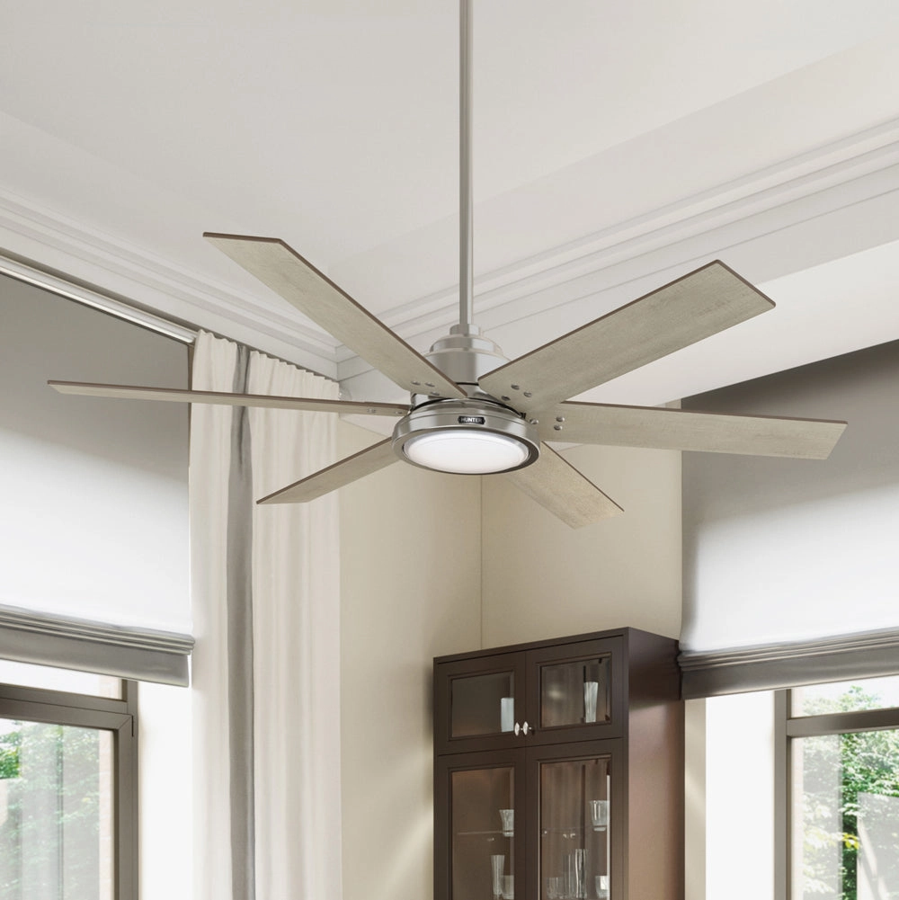 Warrant 60"Ceiling Fan Brushed Nickel