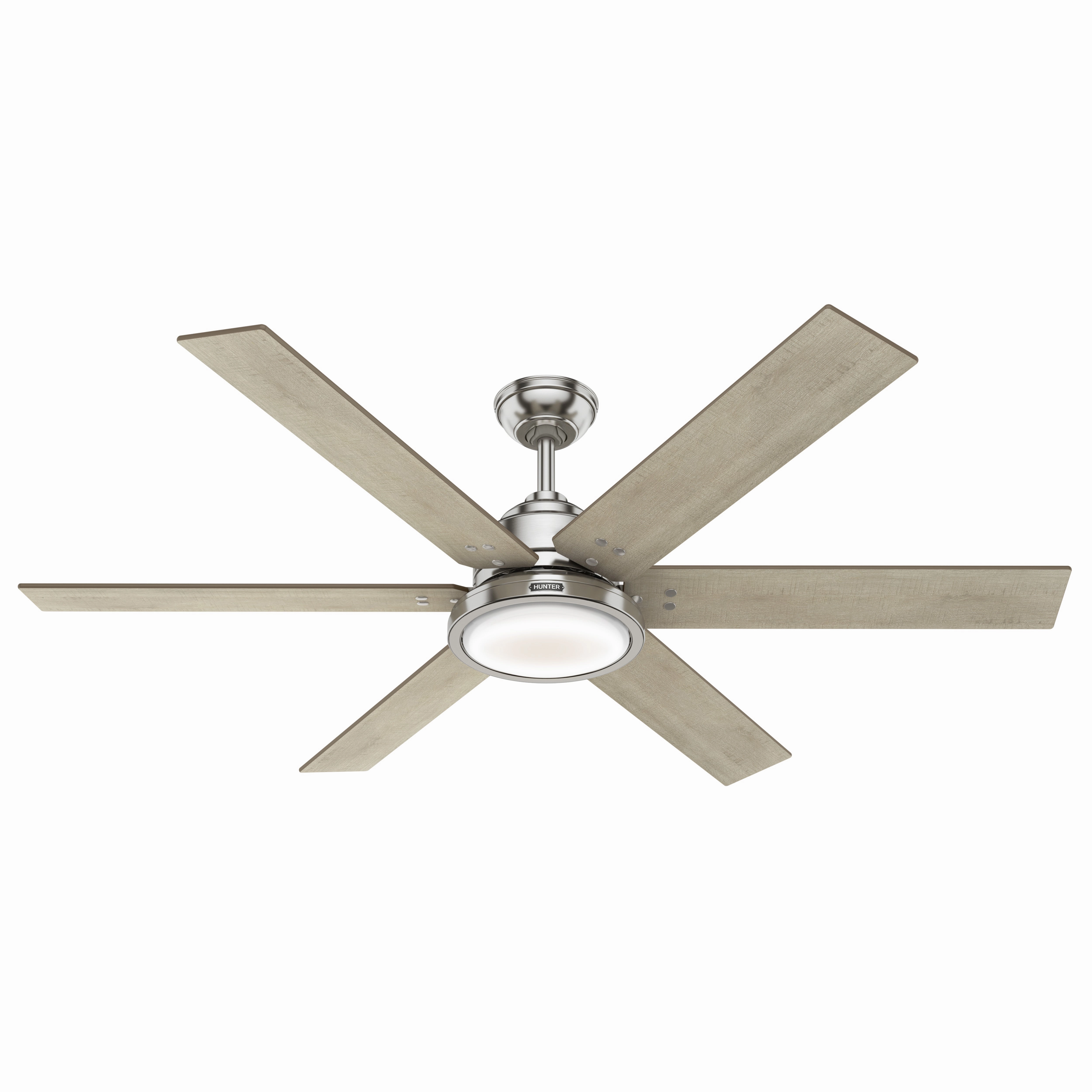 Warrant 60"Ceiling Fan Brushed Nickel