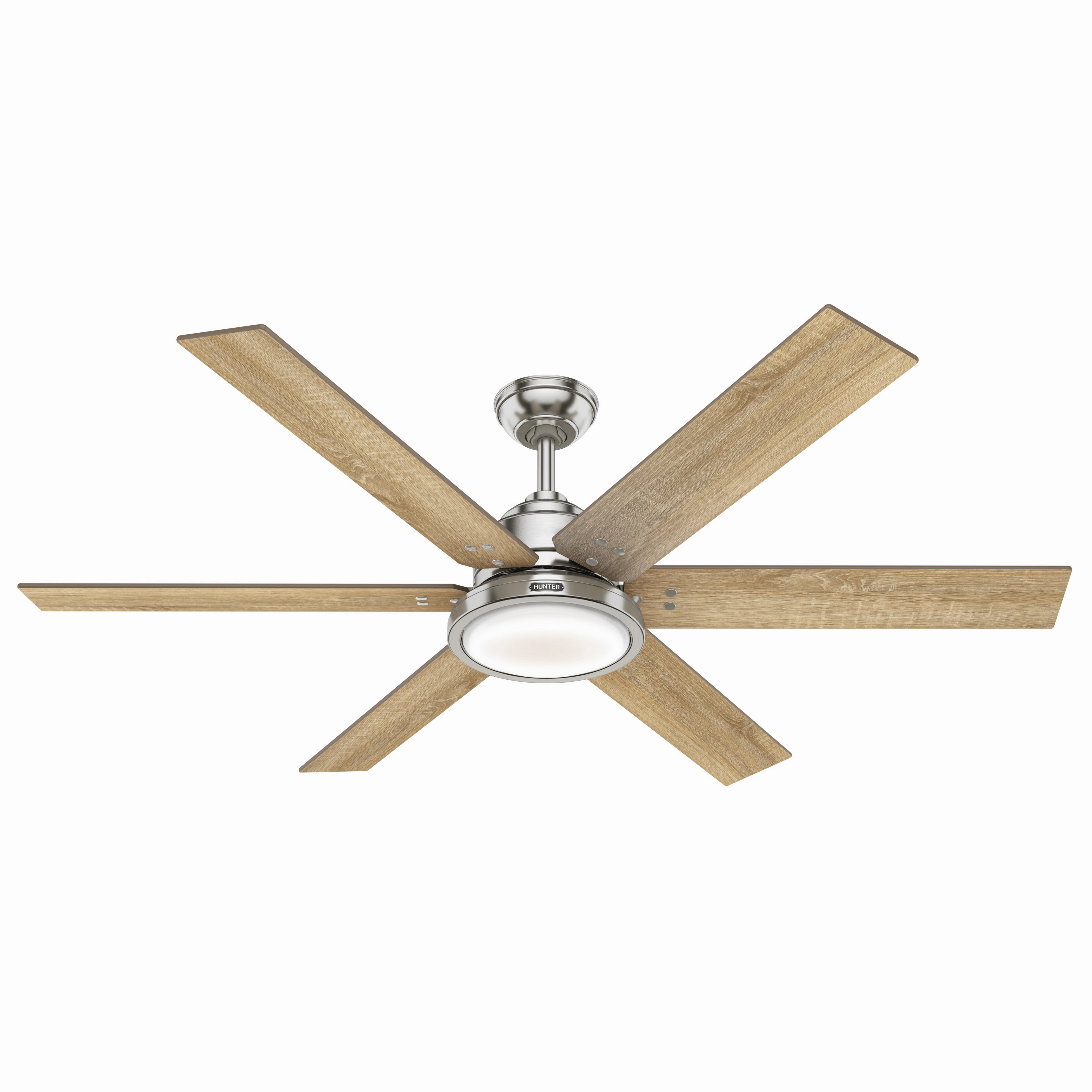 Warrant 60"Ceiling Fan Brushed Nickel