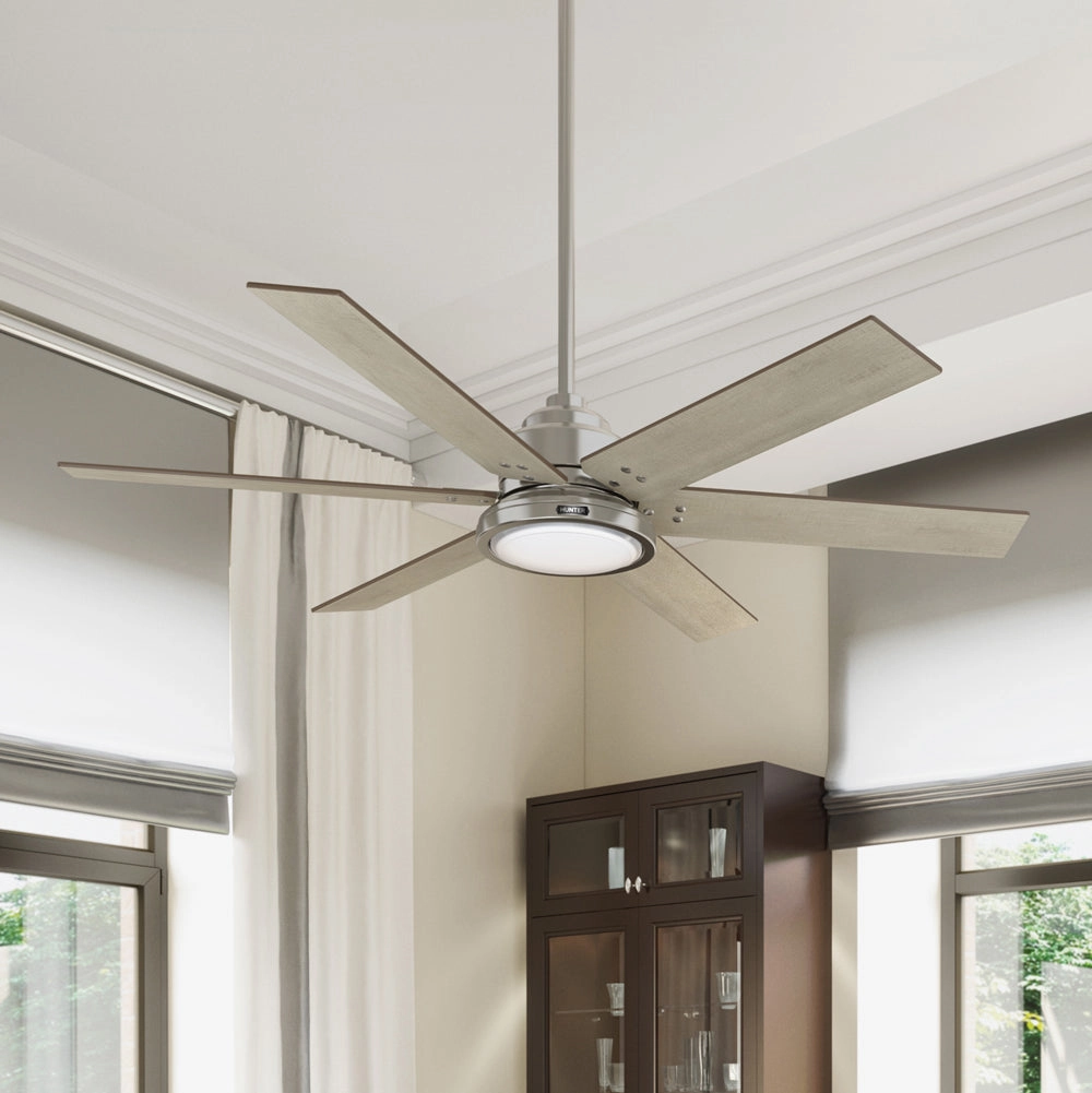Warrant 60"Ceiling Fan Brushed Nickel