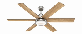 Warrant 60"Ceiling Fan Brushed Nickel mini handheld fan for personal travel use