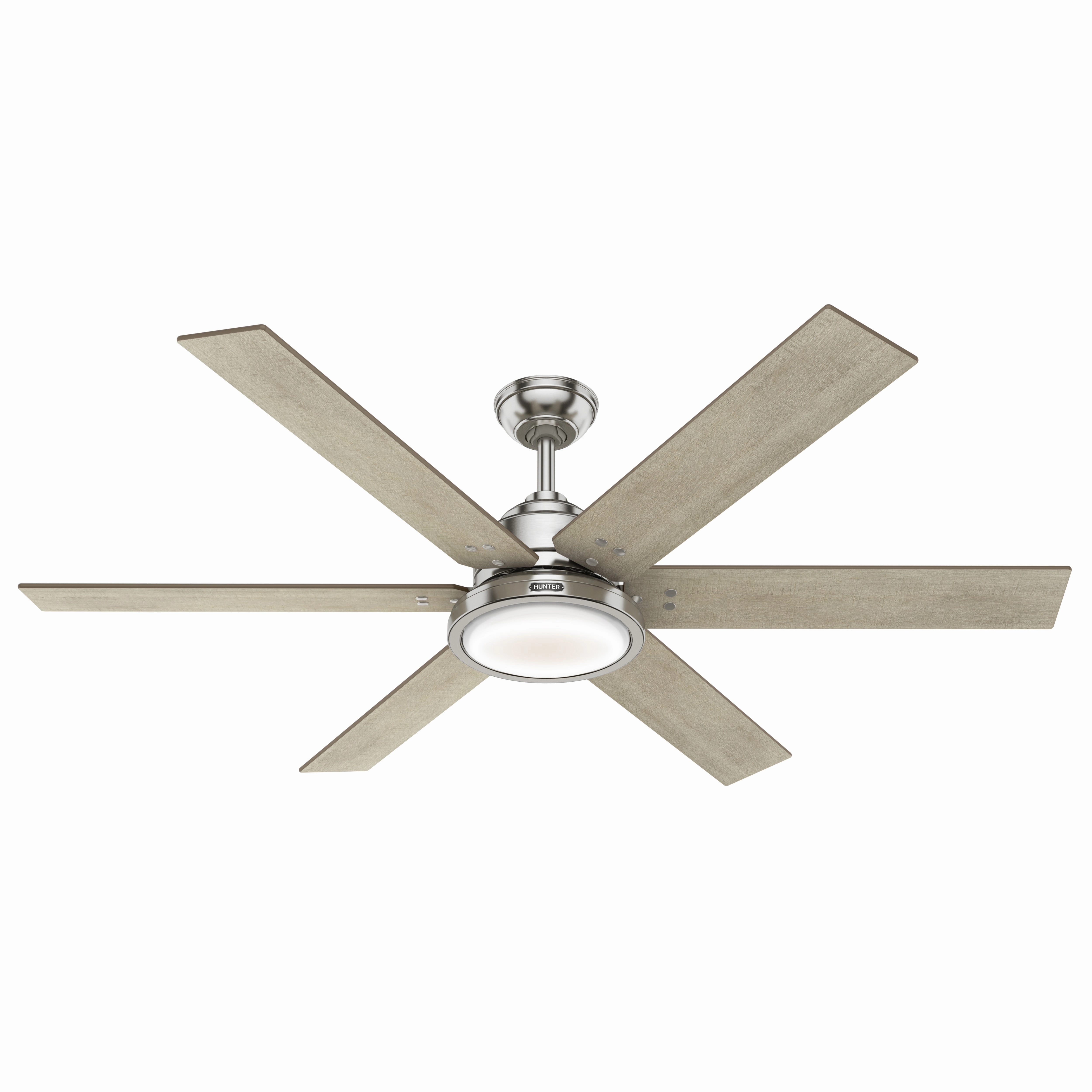 Warrant 60"Ceiling Fan Brushed Nickel