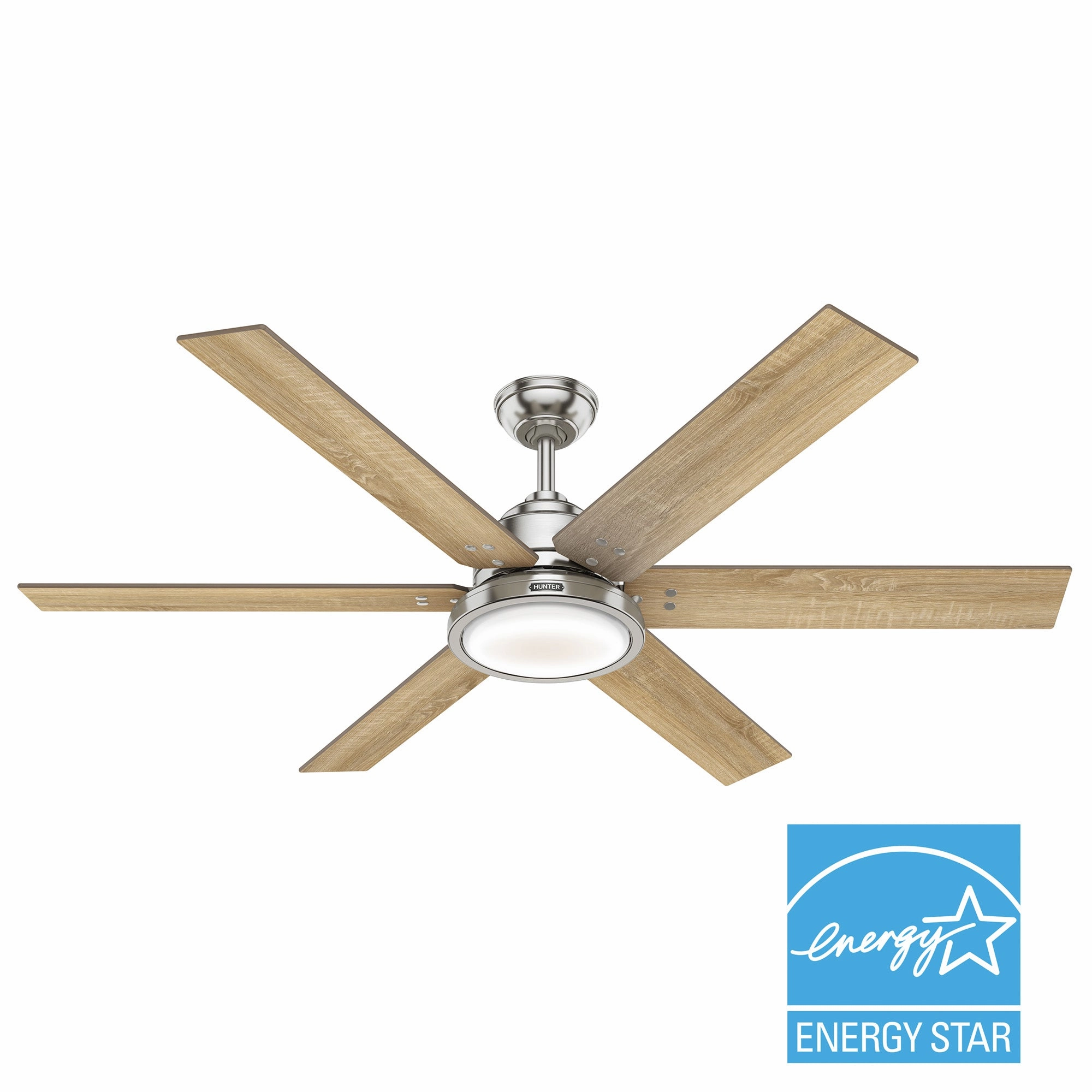Warrant 60"Ceiling Fan Brushed Nickel