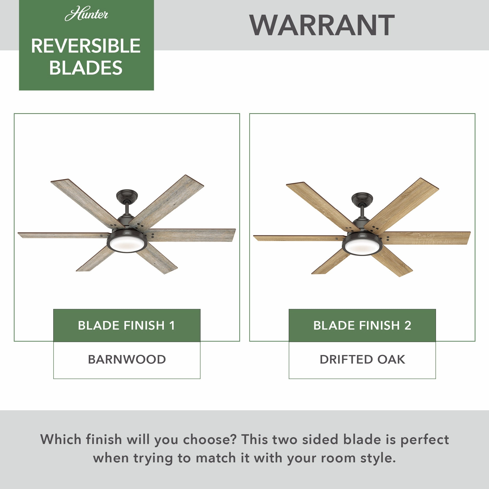 Warrant 60"Ceiling Fan Noble Bronze