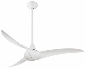 Wave 52" 52"Ceiling Fan White multi-speed fans with easy controls
