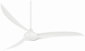 Wave 65" 65"Ceiling Fan White versatile medium fans for any space