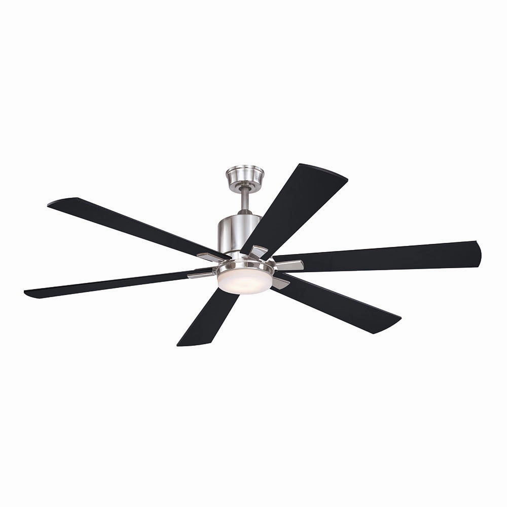 Wheelock 60"Ceiling Fan Satin Nickel