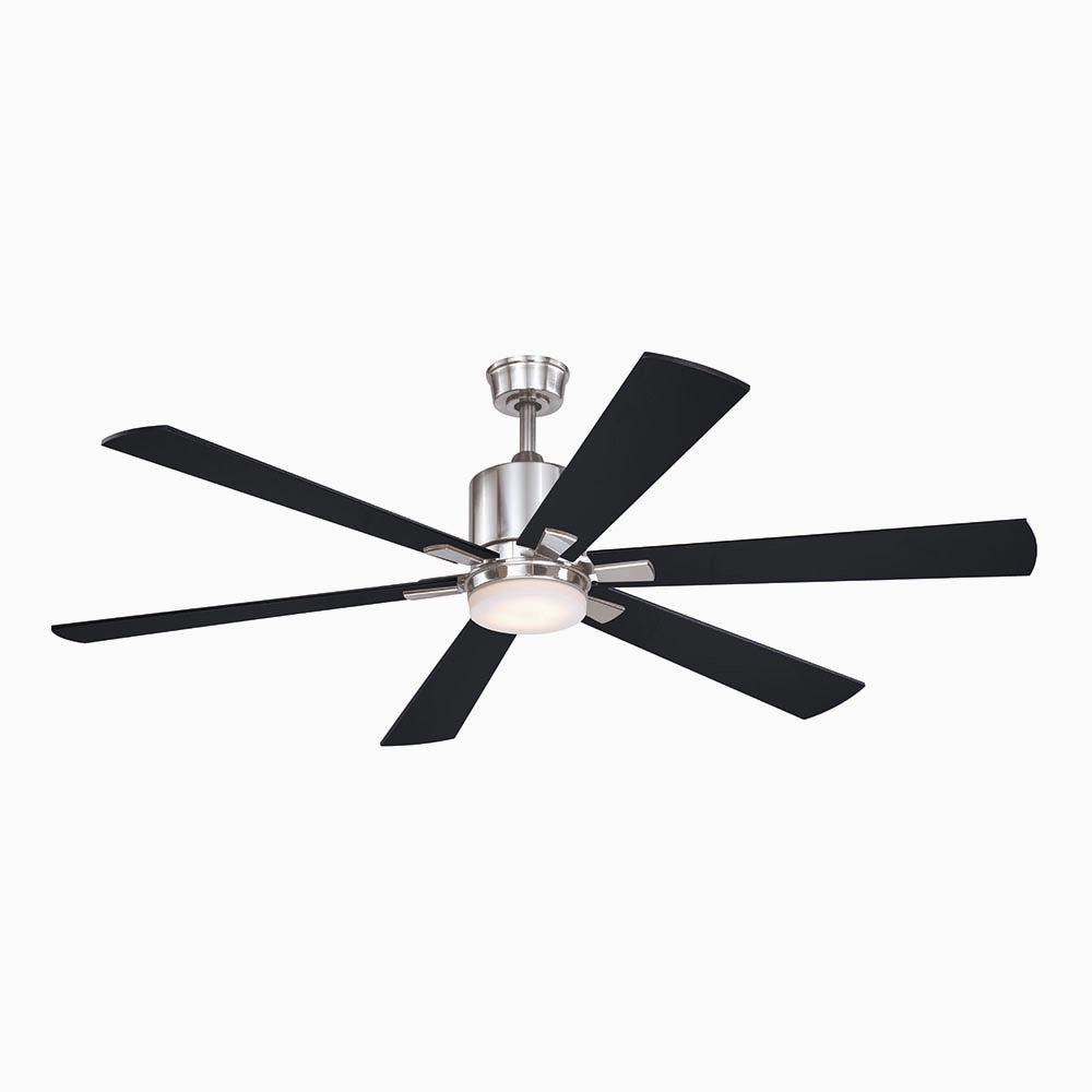 Wheelock 60"Ceiling Fan Satin Nickel