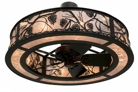 Whispering Pines 12 Light Chandel-Air low-noise fans for peaceful environments
