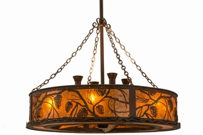 Whispering Pines 12 Light Chandel-Air quiet small fans for desk or nightstand