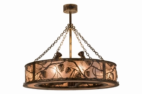 Whispering Pines 12 Light Chandel-Air quiet small fans for desk or nightstand