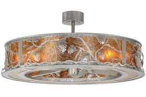 Whispering Pines Eight Light Chandel-Air affordable cooling fans for summer